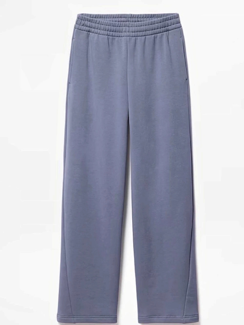 Athleta Forever Fleece Classic Wide Leg Purple Jogger Pants